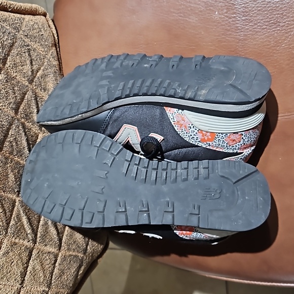 New Balance 515v3 Black Leopard Floral Lace Up Sneakers Running Shoes Multicolor - Picture 6 of 7